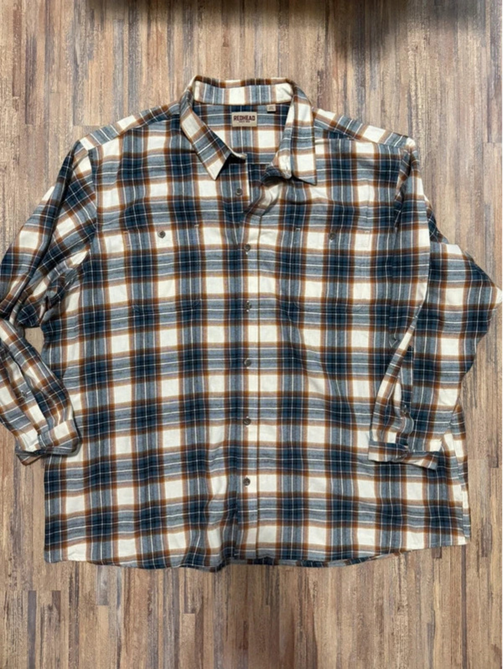 Redhead 4XL men’s button up long sleeve